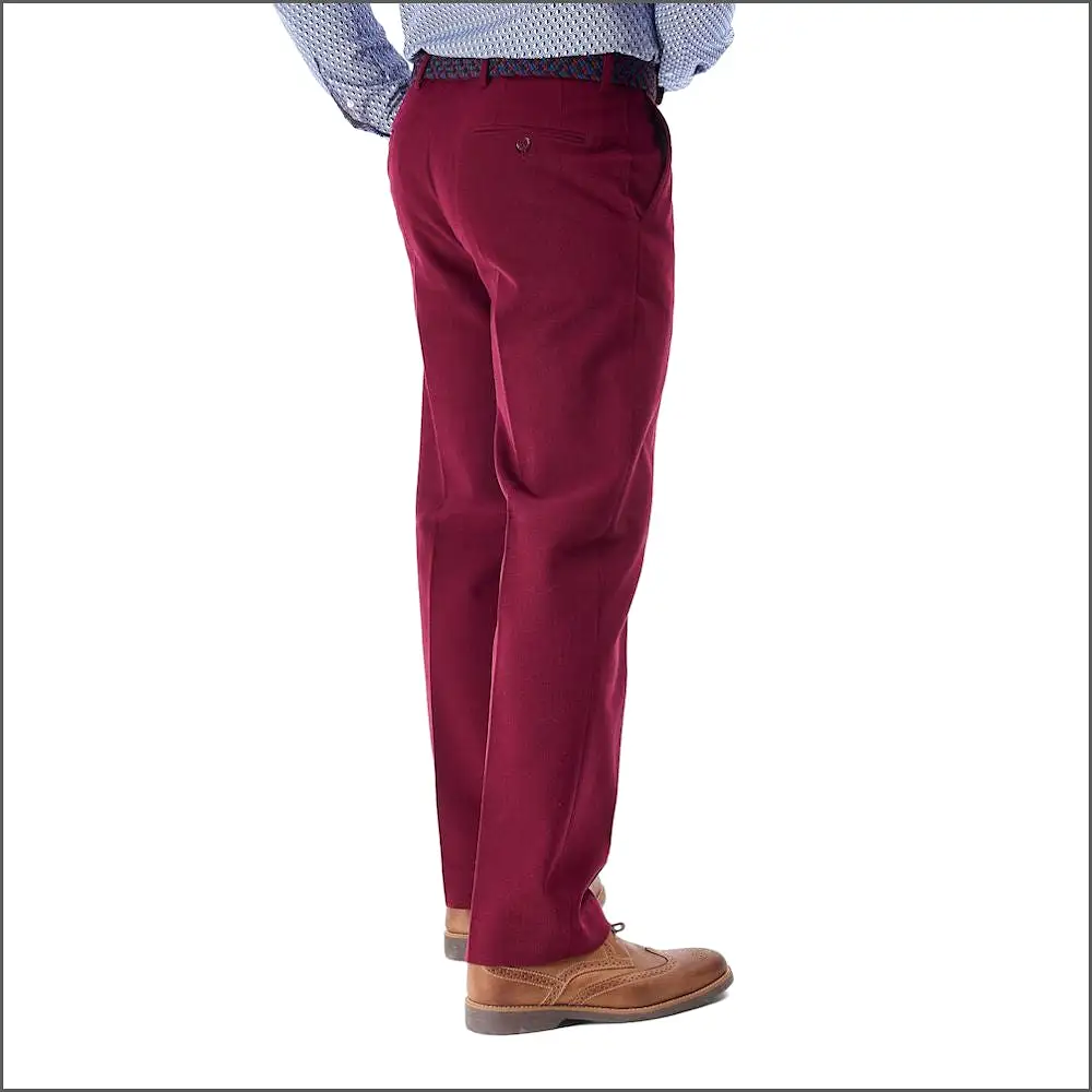 Gurteen Kinross Wine Luxury Soft Chino Trouser+