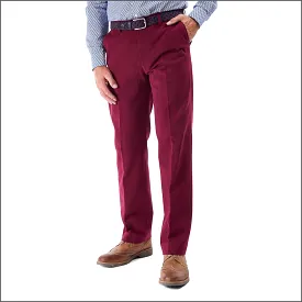 Gurteen Kinross Wine Luxury Soft Chino Trouser+