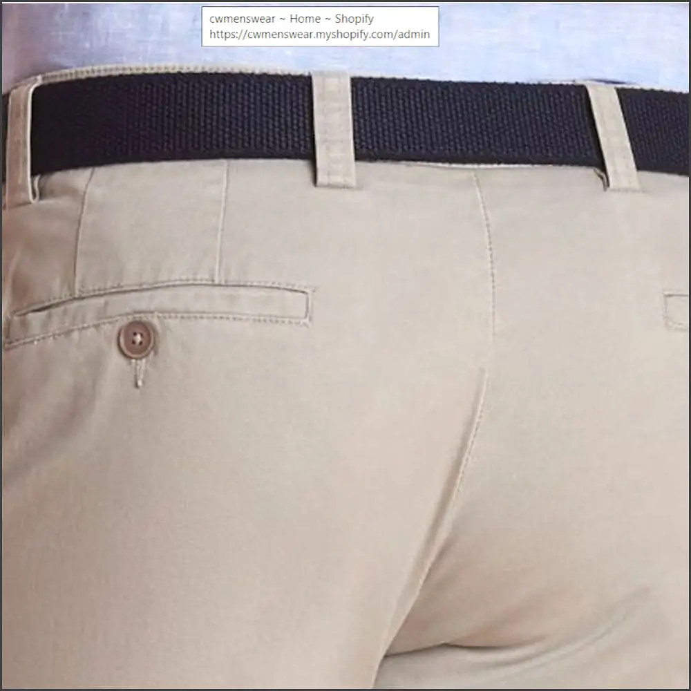 Gurteen Longford Pebble Stretch Cotton Chino*