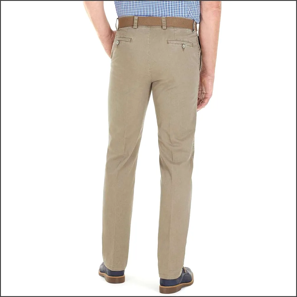 Gurteen Longford  Stone Stretch Cotton Chino*