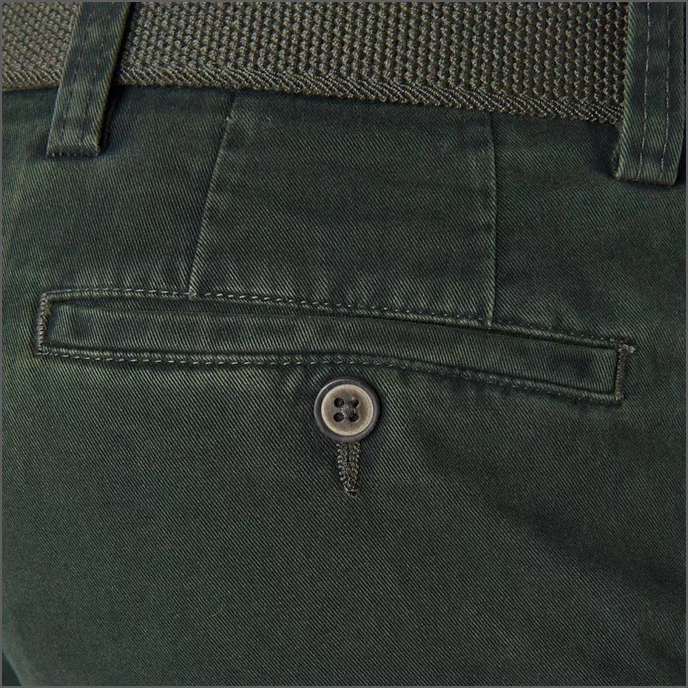 Gurteen Longford Winter Loden Stretch Cotton Chino+