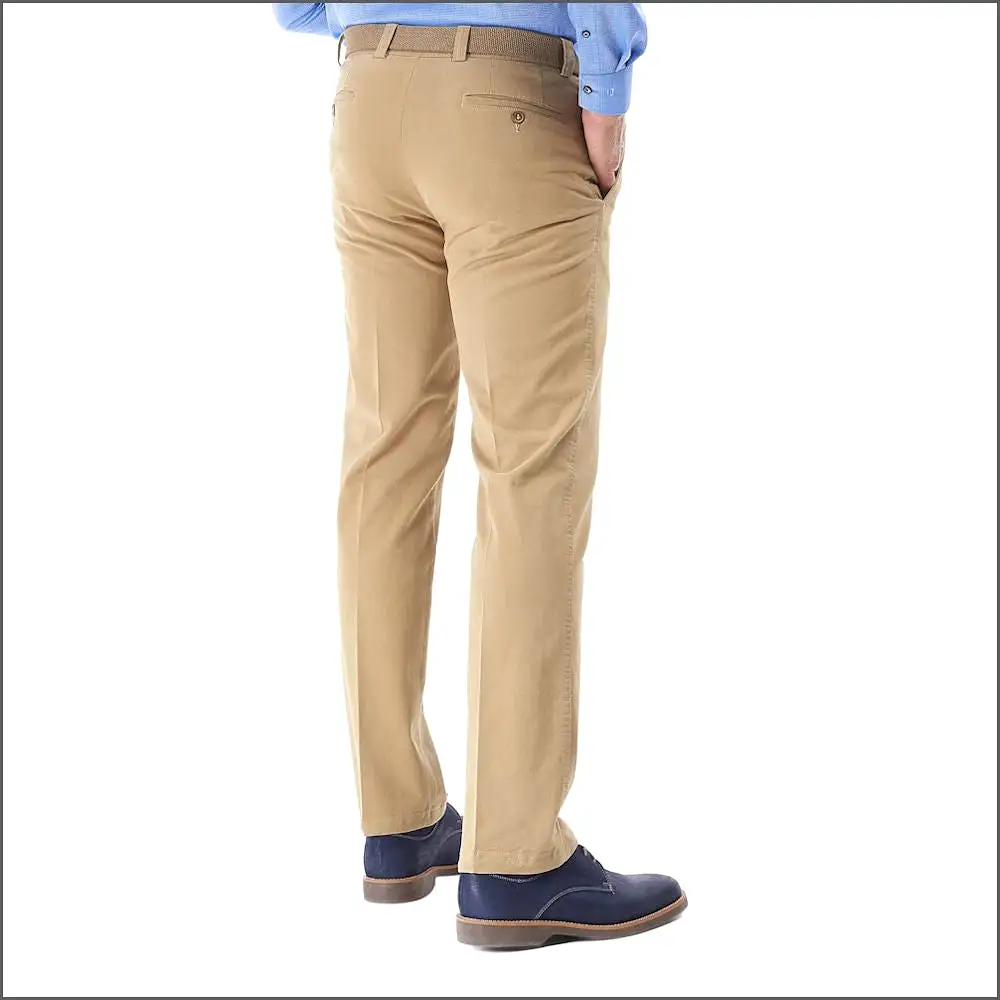 Gurteen Longford Winter Putty Stretch Cotton Chino+