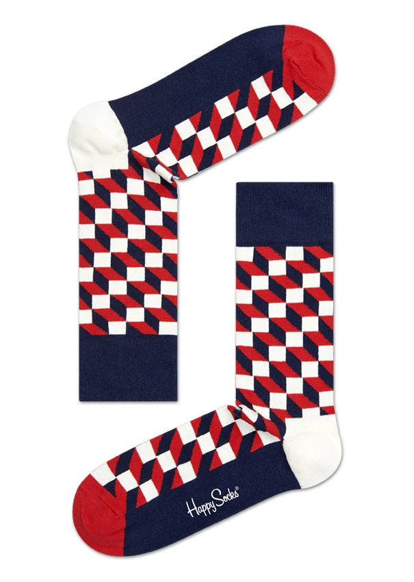 Happy Socks 'Classic Navy' Crew Sock Gift Set (4-Pairs)