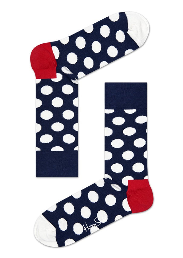 Happy Socks 'Classic Navy' Crew Sock Gift Set (4-Pairs)