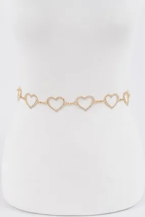 Heart Chain Belt