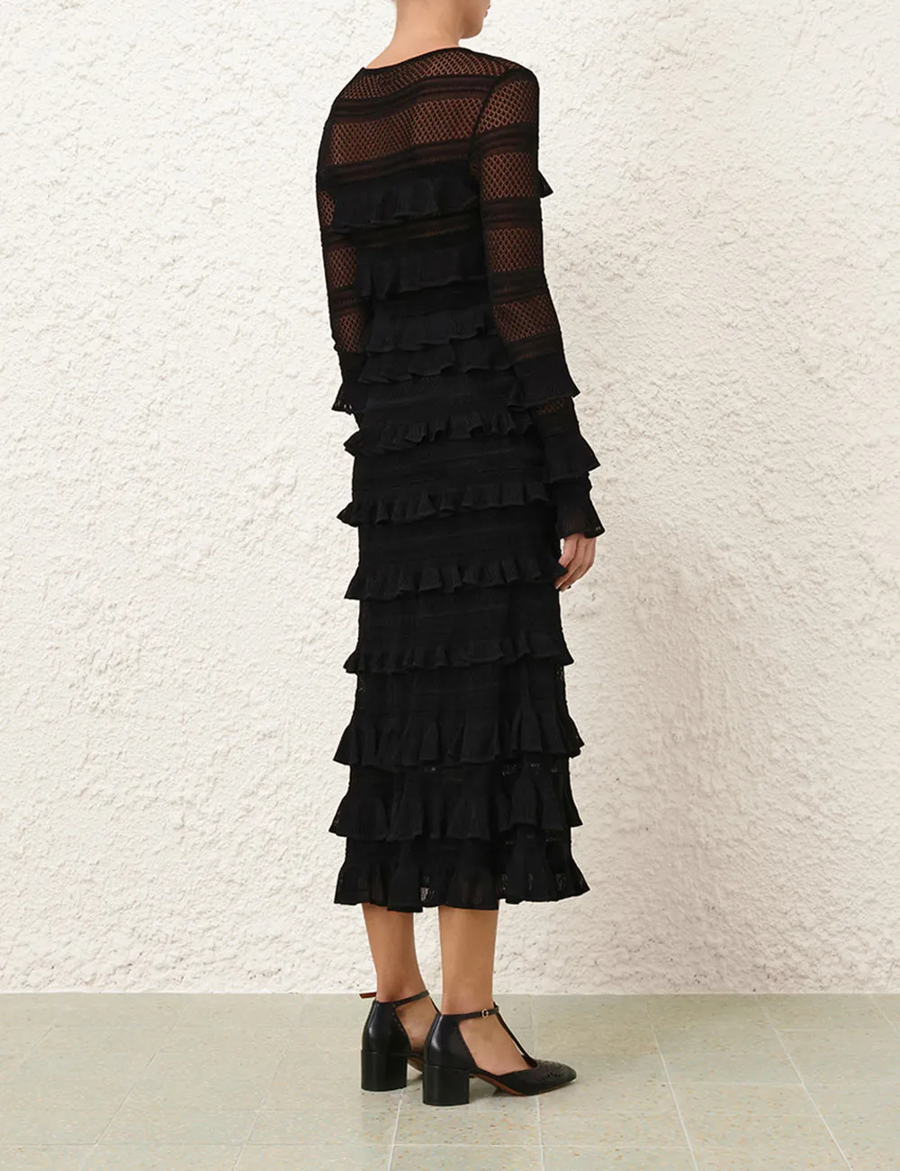 Illustration Frilled Skirt