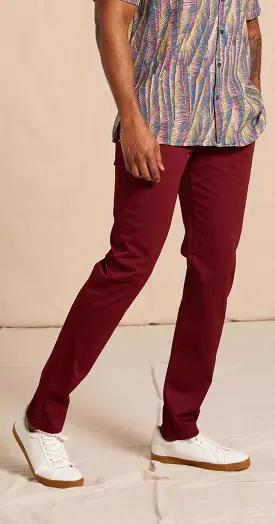 Inserch Cotton Stretch Chino Pant P021-31 Burgundy