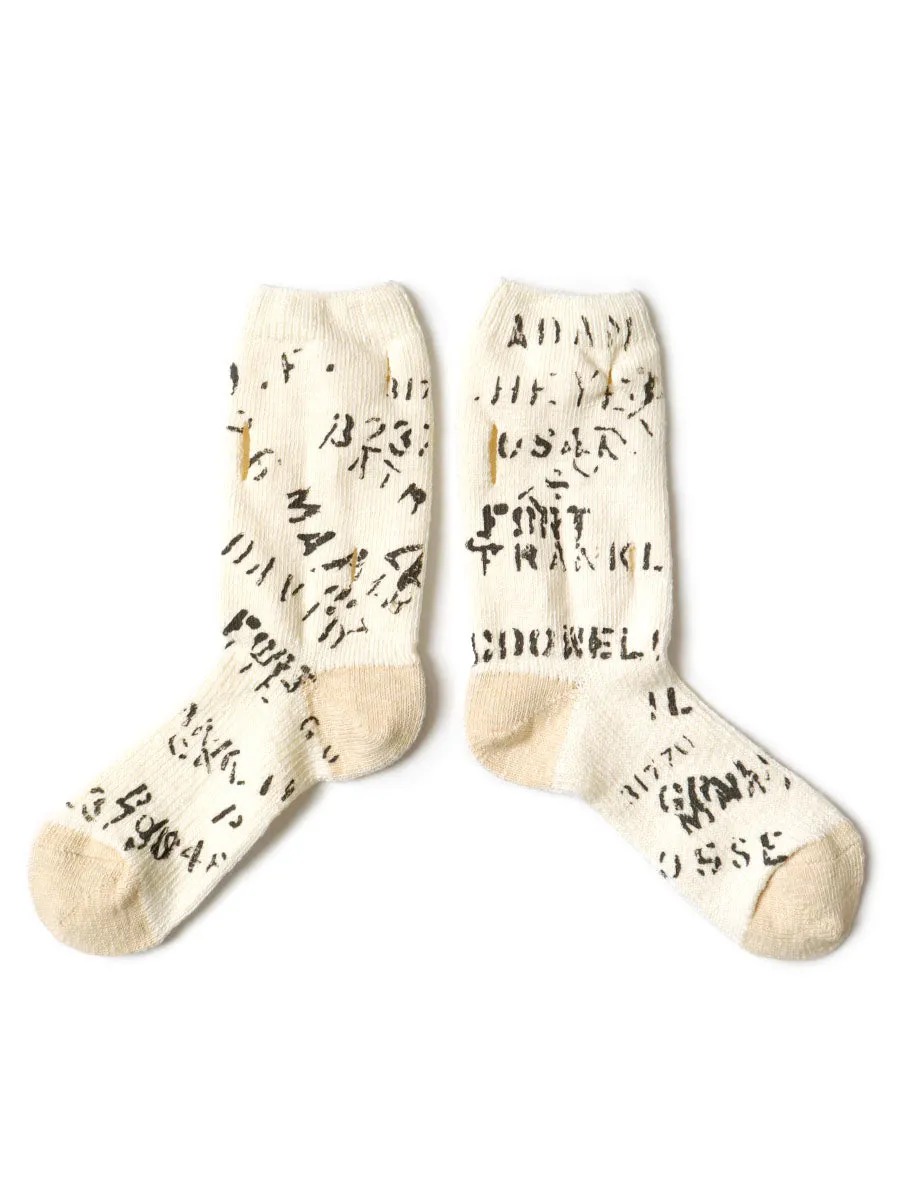 Kapital 96 Pieces Army Graffiti Punching Socks