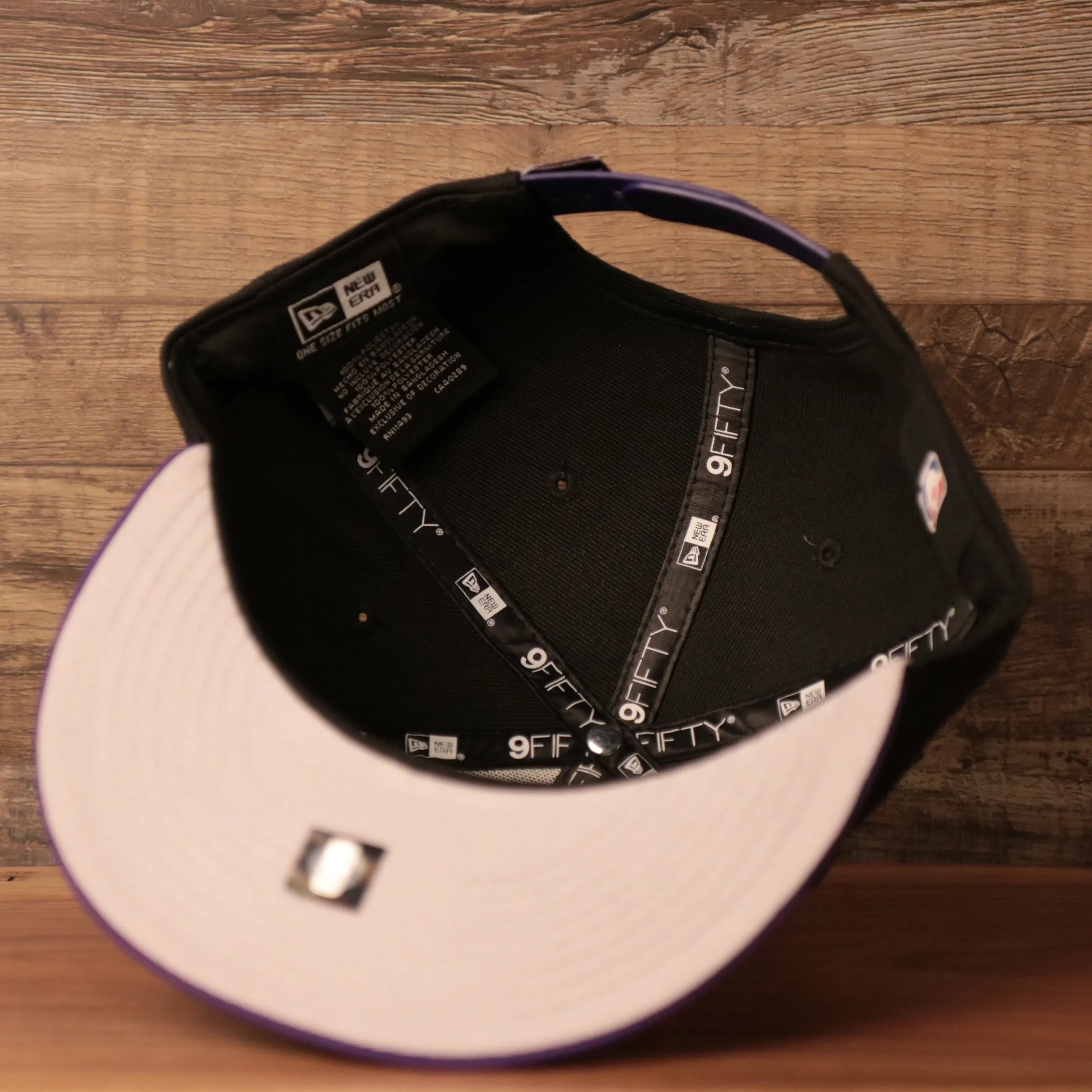 Los Angeles Lakers Championship Hat 2020 | Black/Purple Lakers Champs 9Fifty Snapback Hat