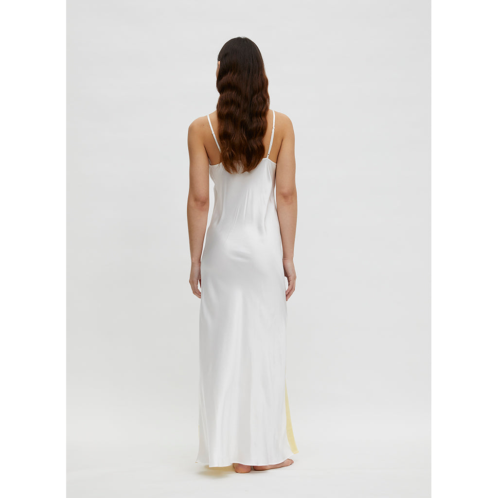 Maison Essentiiele 90s It Girl Maxi Slip Off White