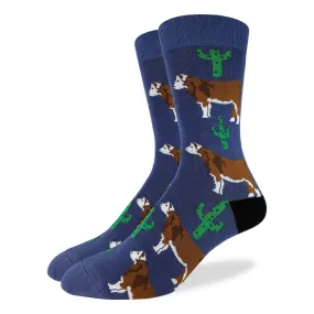 Men's Cactus Cow Socks