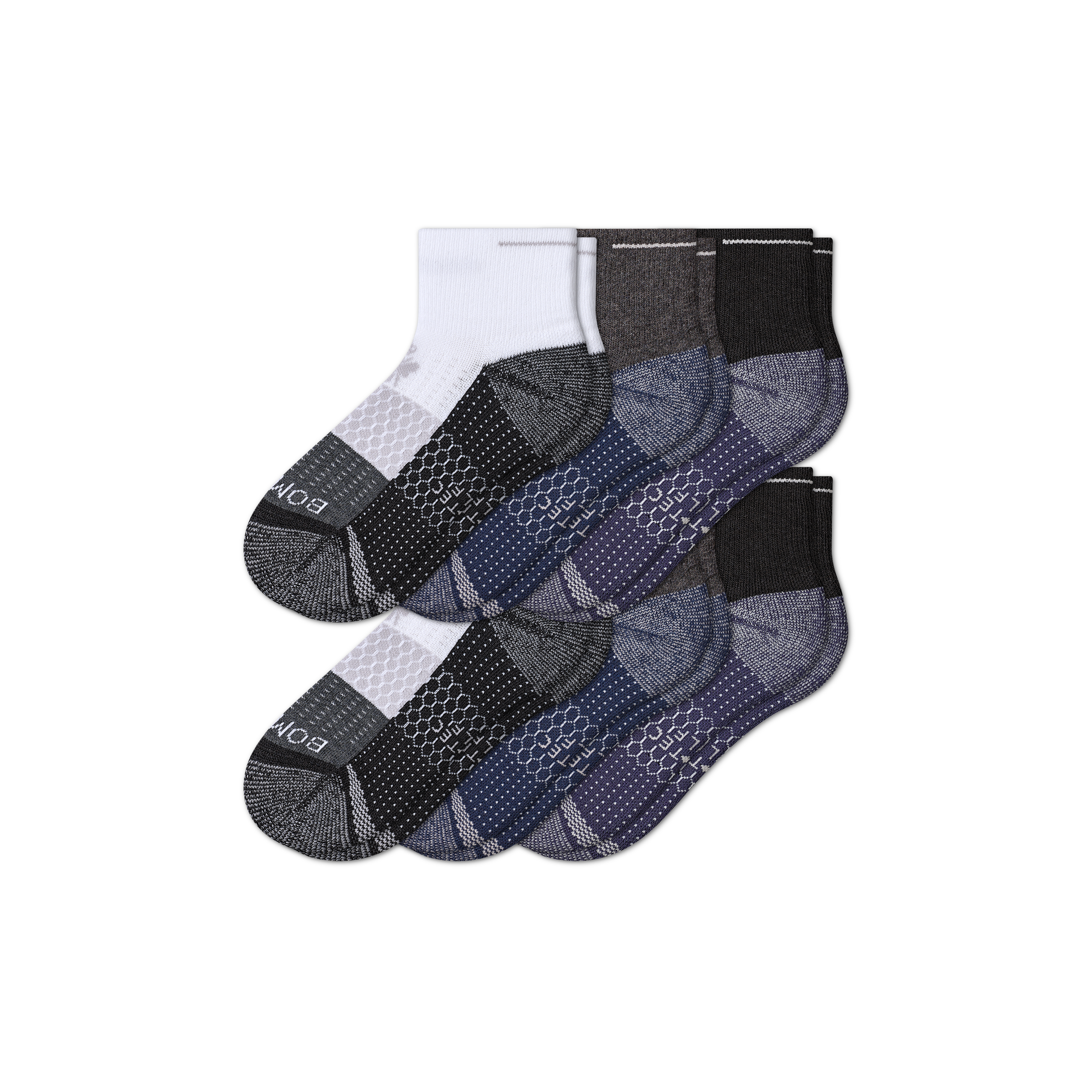 Men's Golf Quarter Sock 6-Pack