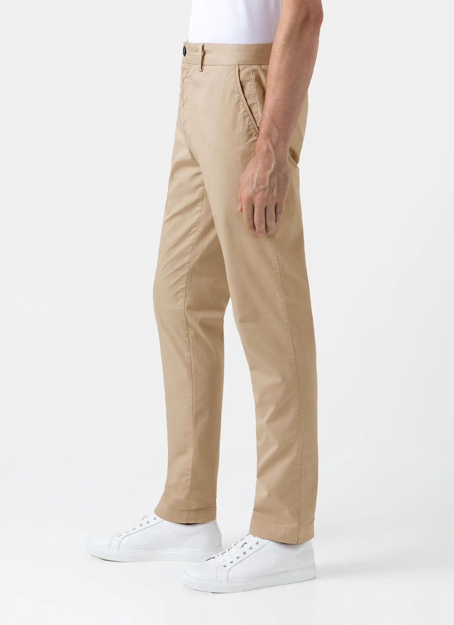 Men's Slim Fit Chino in Stone