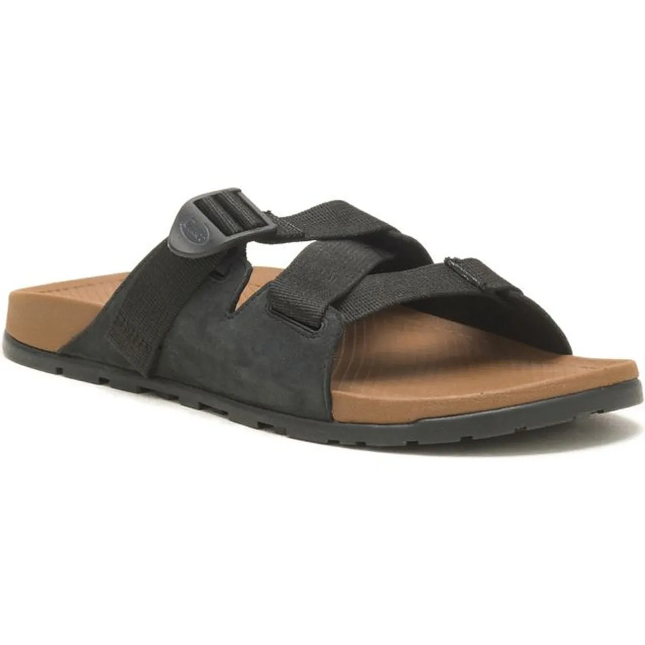 Men's Chaco Lowdown Leather Slide - Black