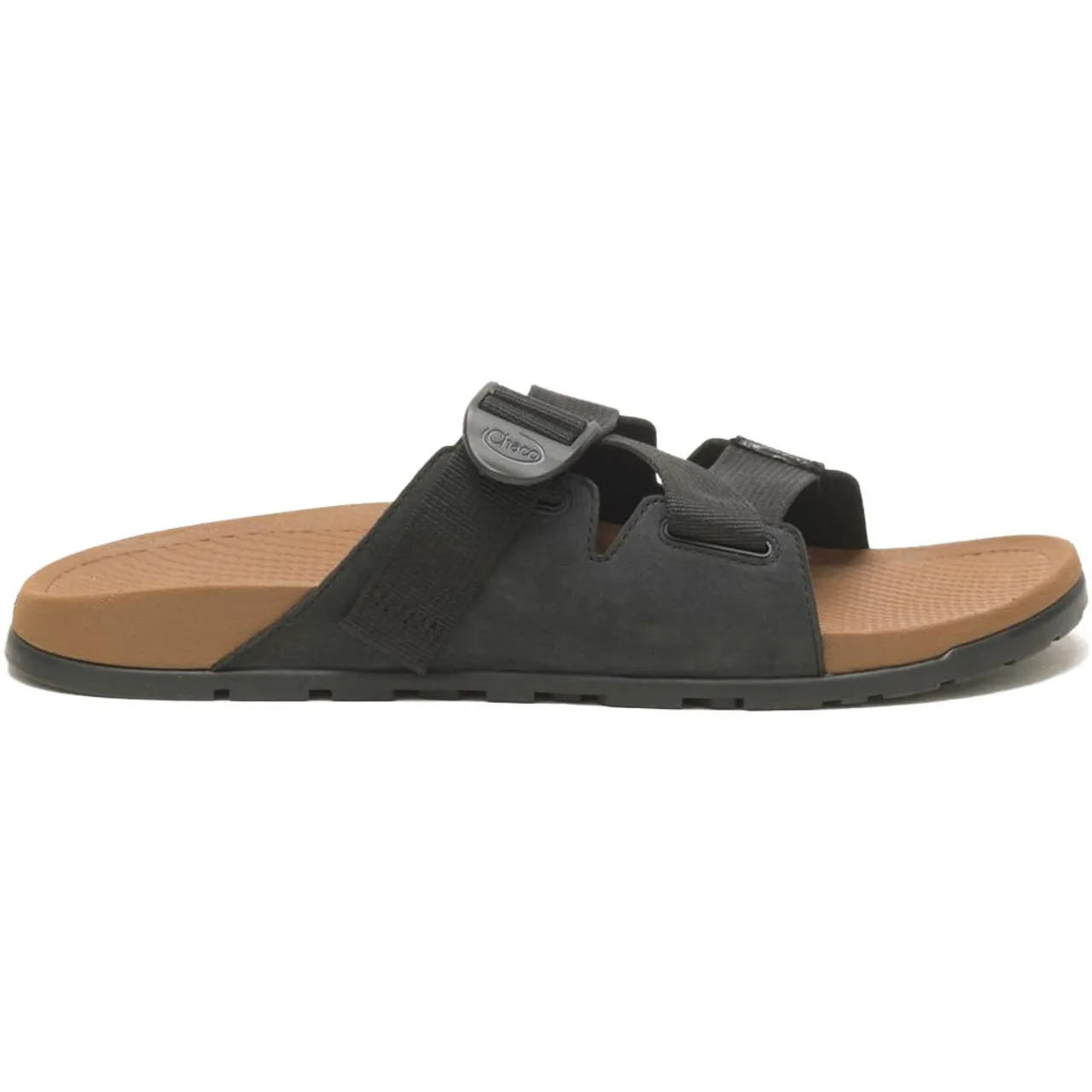 Men's Chaco Lowdown Leather Slide - Black