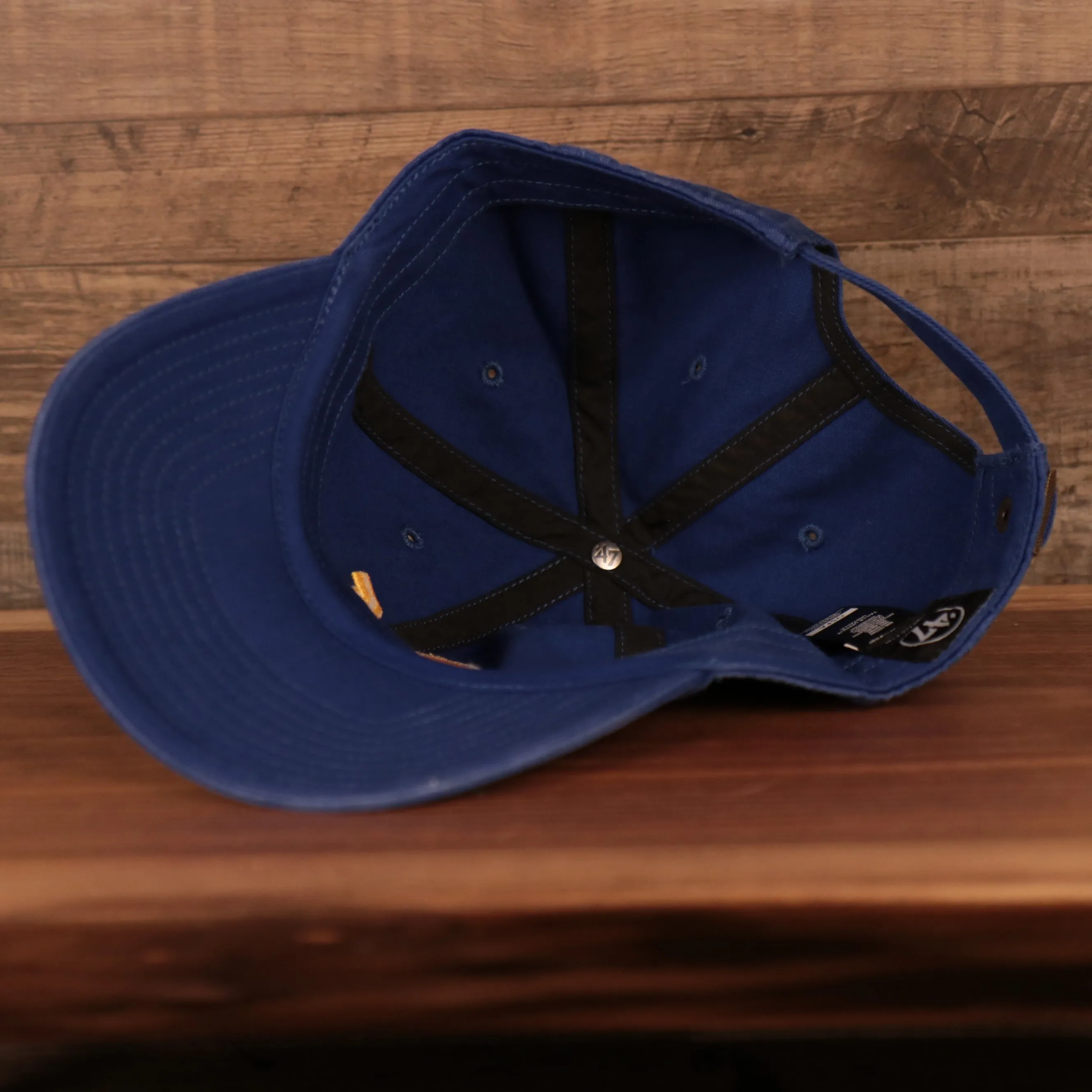 Milwaukee Brewers Throwback Blue Adjustable Dad Hat