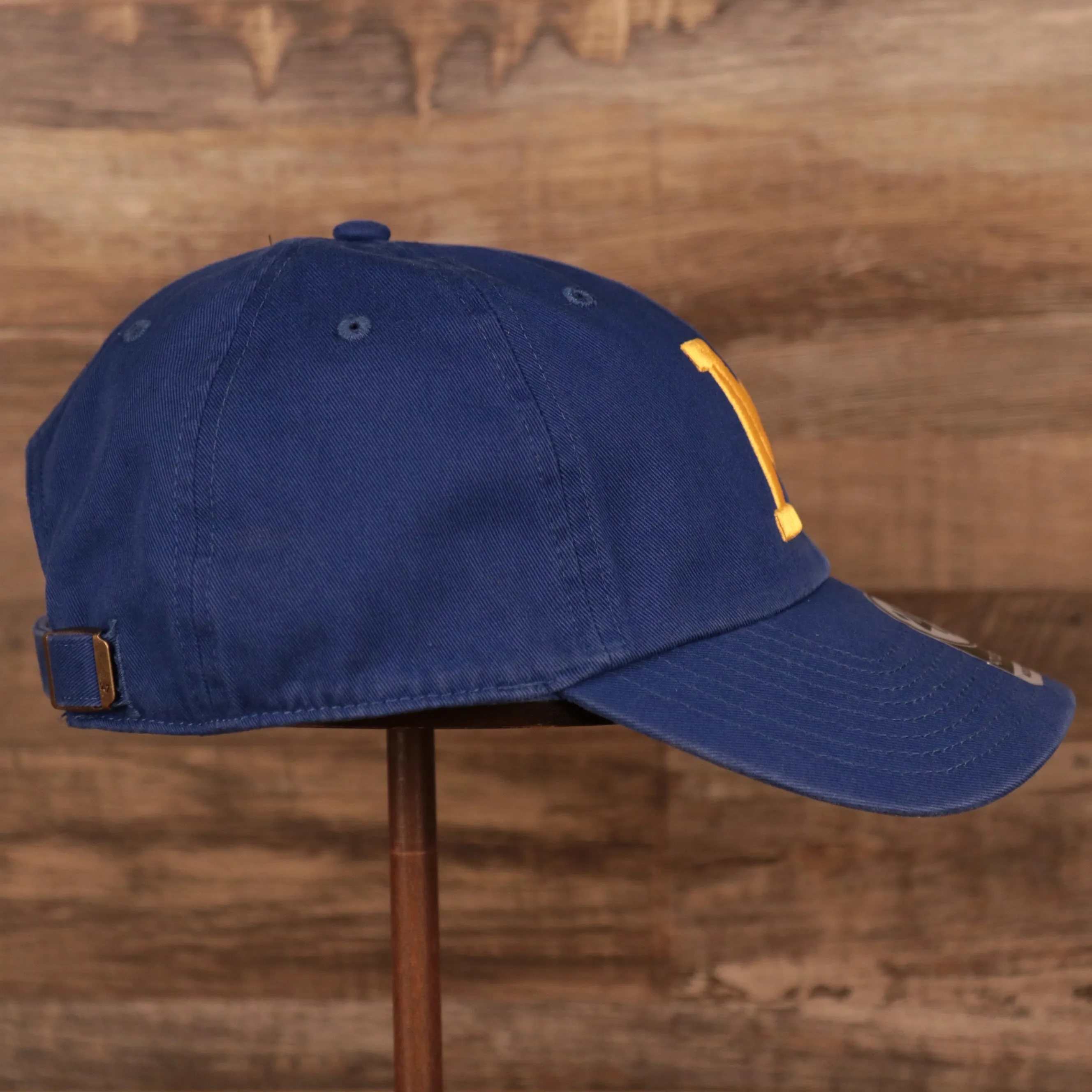 Milwaukee Brewers Throwback Blue Adjustable Dad Hat