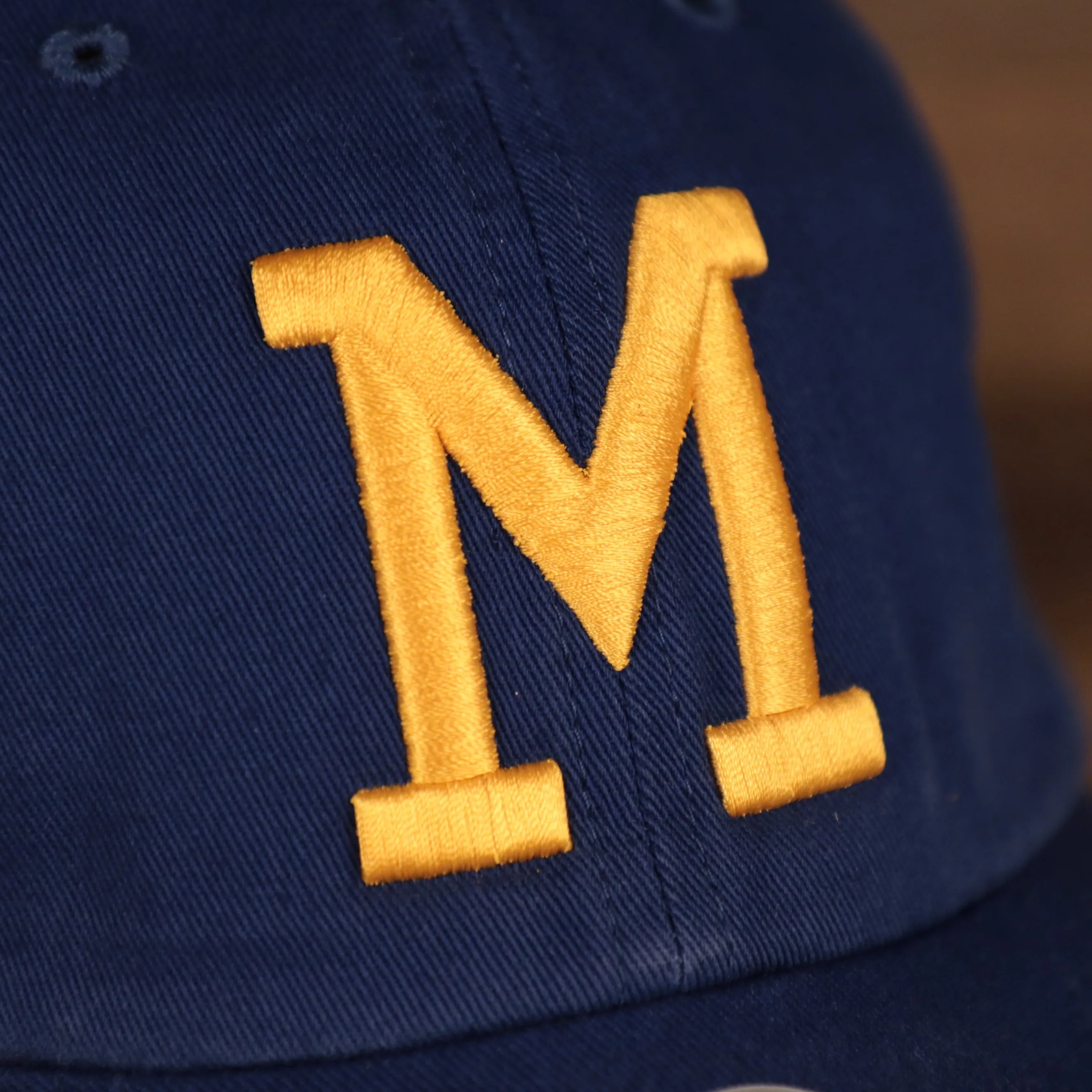 Milwaukee Brewers Throwback Blue Adjustable Dad Hat