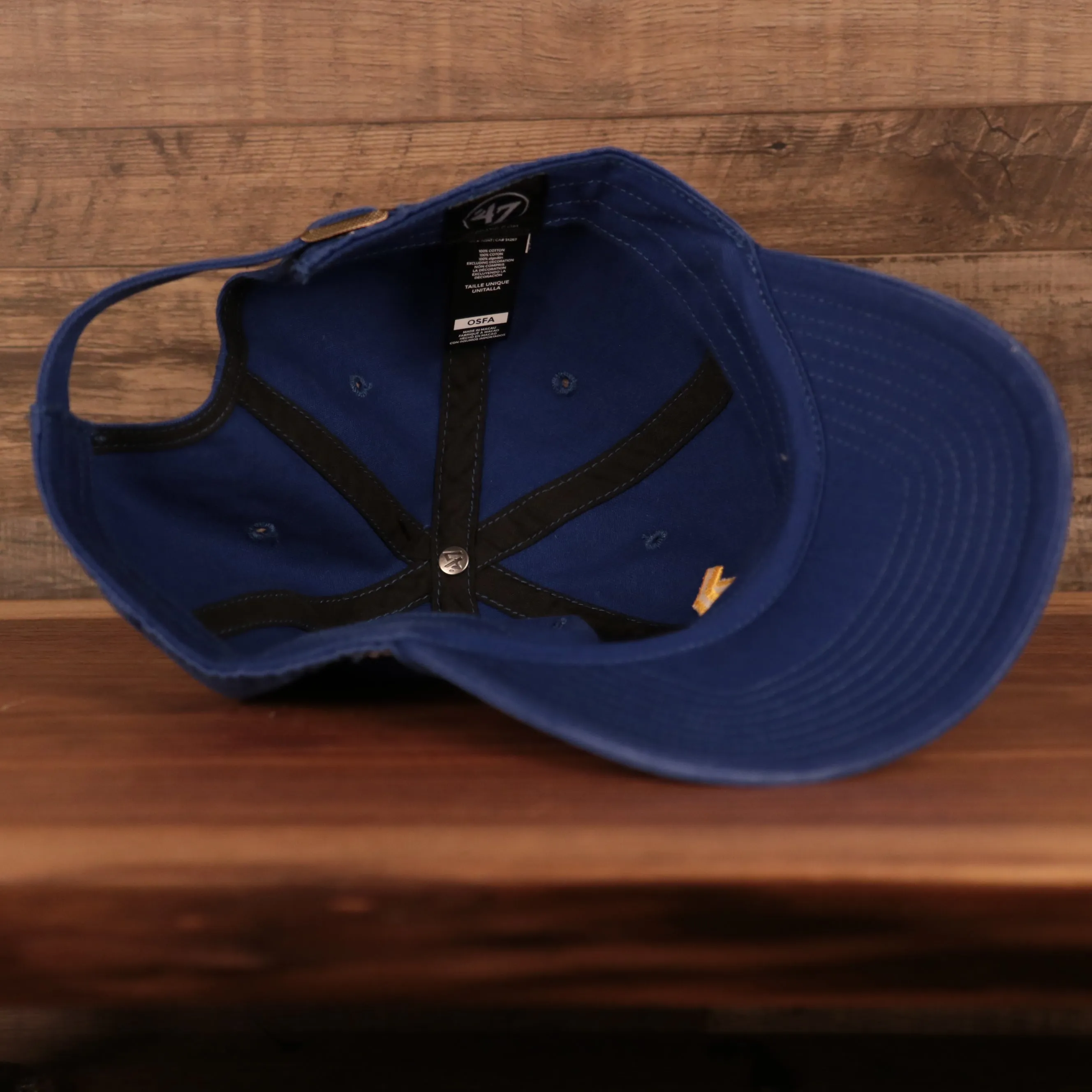 Milwaukee Brewers Throwback Blue Adjustable Dad Hat