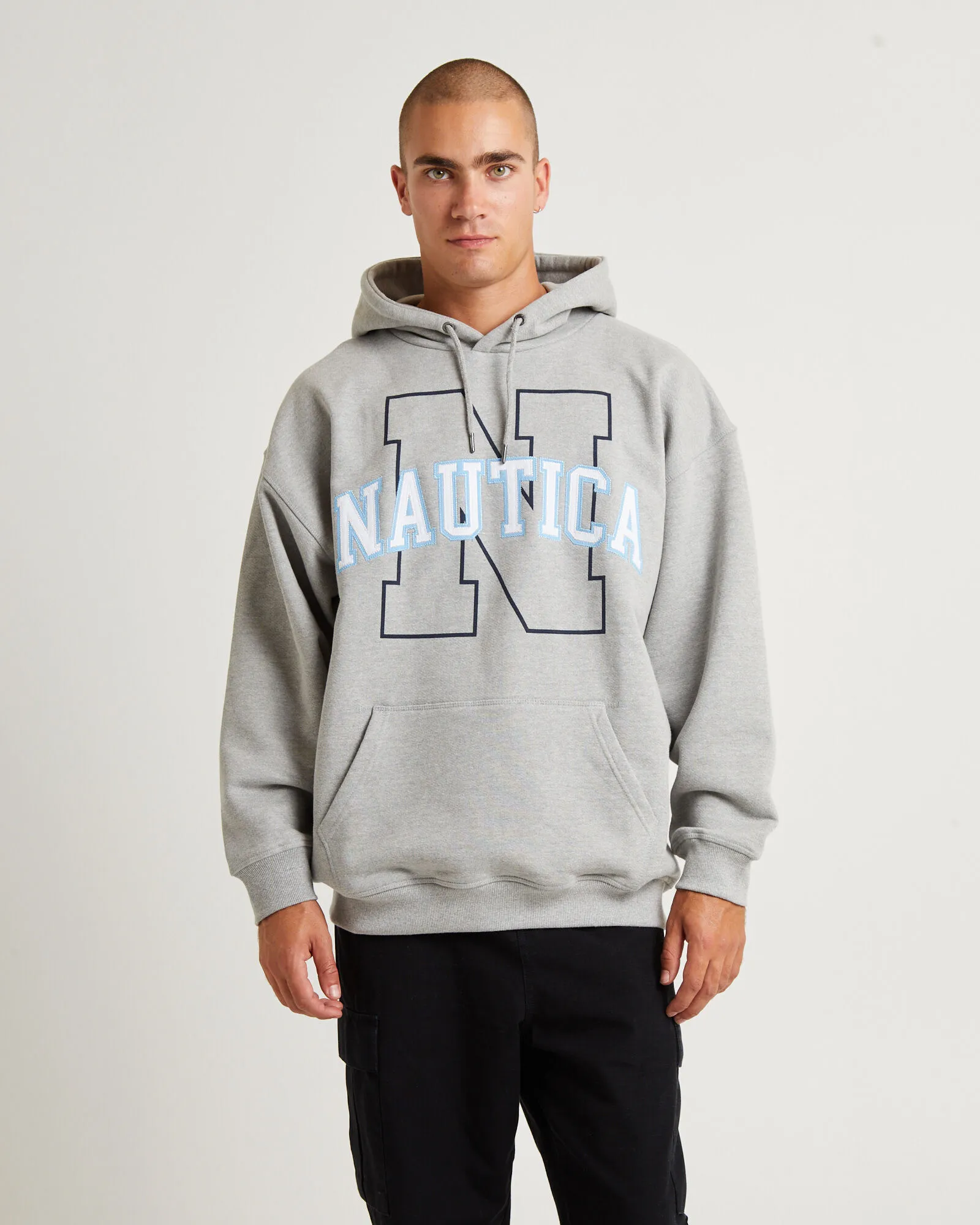 Nautica Skylan Oversized Hoody Grey