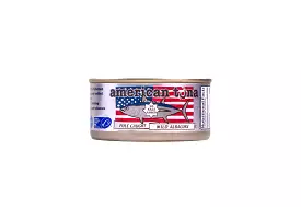 New: 6-Pack of Large 64oz No Salt American Tuna Cans