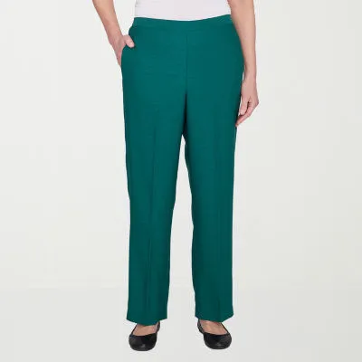 new!Alfred Dunner Emerald Isle Womens Straight Pull-On Pants