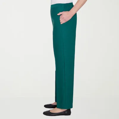 new!Alfred Dunner Emerald Isle Womens Straight Pull-On Pants