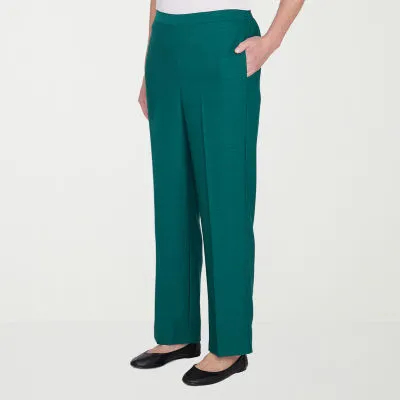 new!Alfred Dunner Emerald Isle Womens Straight Pull-On Pants