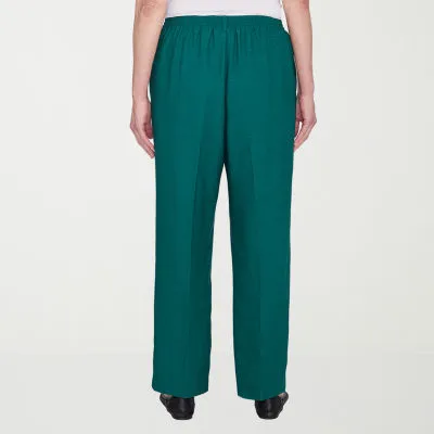 new!Alfred Dunner Emerald Isle Womens Straight Pull-On Pants