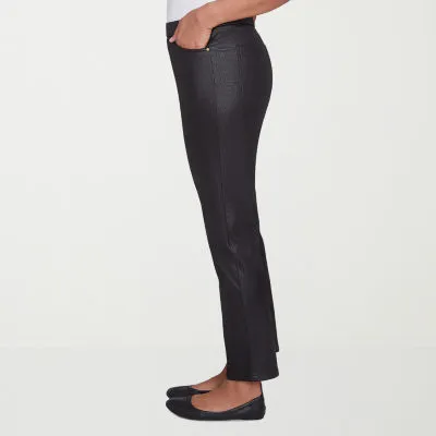 new!Alfred Dunner Rue Rivoli Womens Straight Pull-On Pants