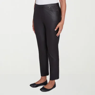 new!Alfred Dunner Rue Rivoli Womens Straight Pull-On Pants