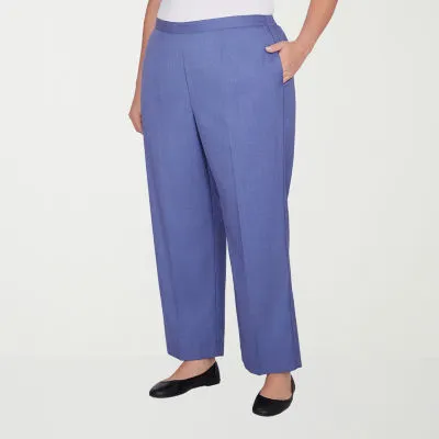 new!Alfred Dunner Womens Straight Pull-On Pants