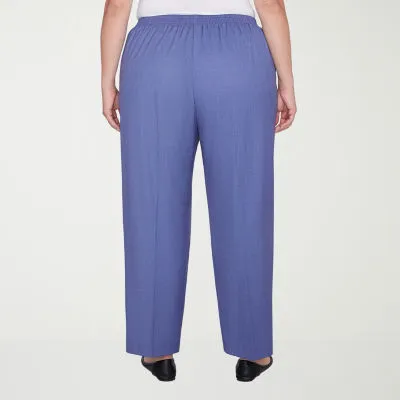 new!Alfred Dunner Womens Straight Pull-On Pants