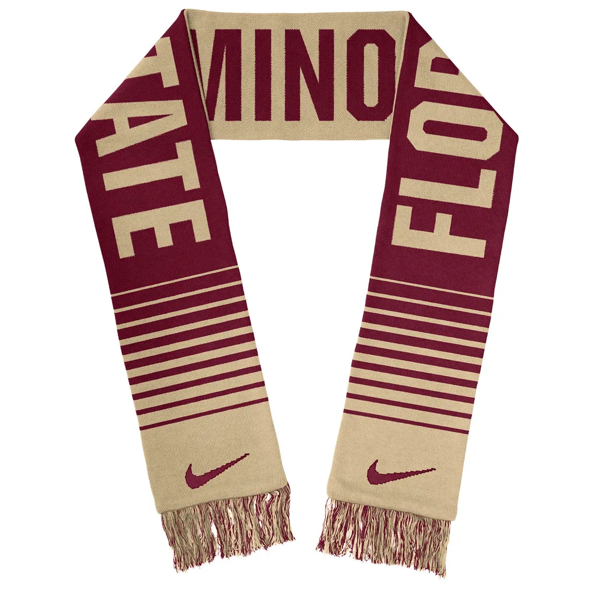 Nike Florida State Seminoles Design Local Verbiage Scarf - Garnet/Gold