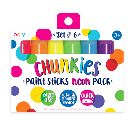 ooly - Chunkies Paint Sticks - Neon Pack - Set of 6