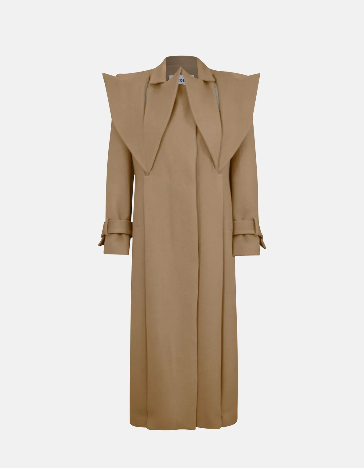 Osprey Cashmere Long Coat - Beige