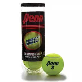 Penn 3 Cricket Tennis Tape Bat Cricket Ball Pack of 3 Softballs