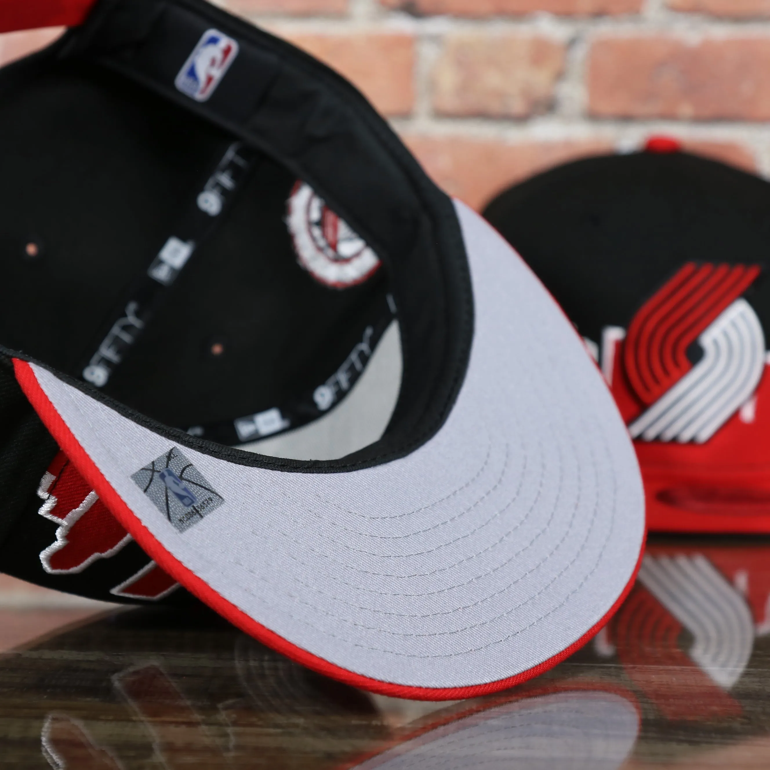 Portland Trail Blazers City Skyline Side Patch 9Fifty Snapback Hat | Portland Skyline 950