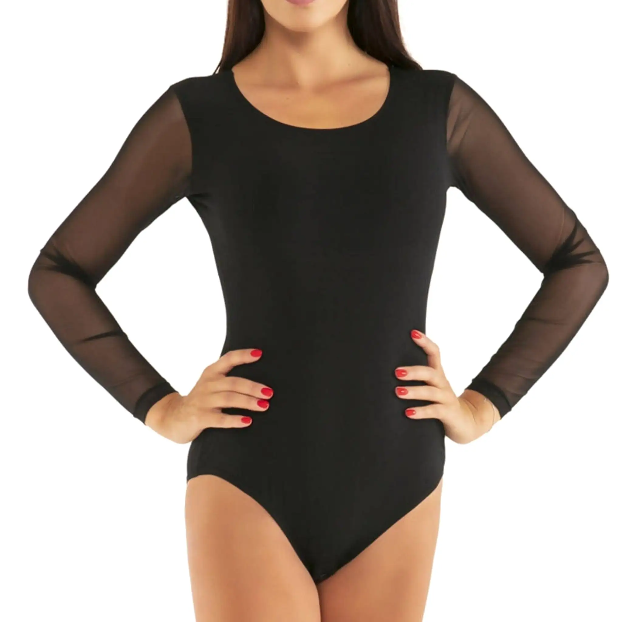 Practice Black Latin Dancewear Body