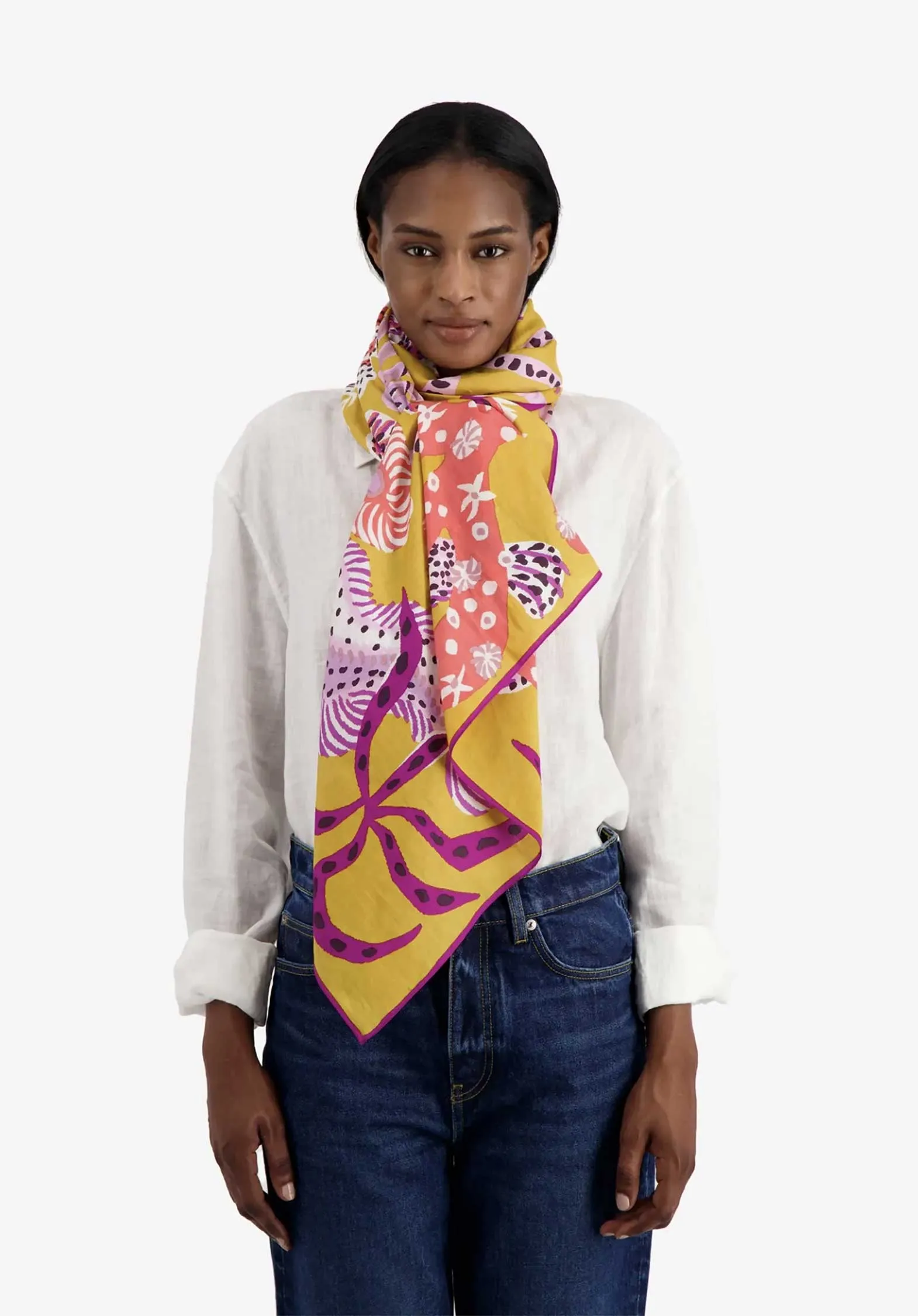 Scarf Et191ja09 Yellow