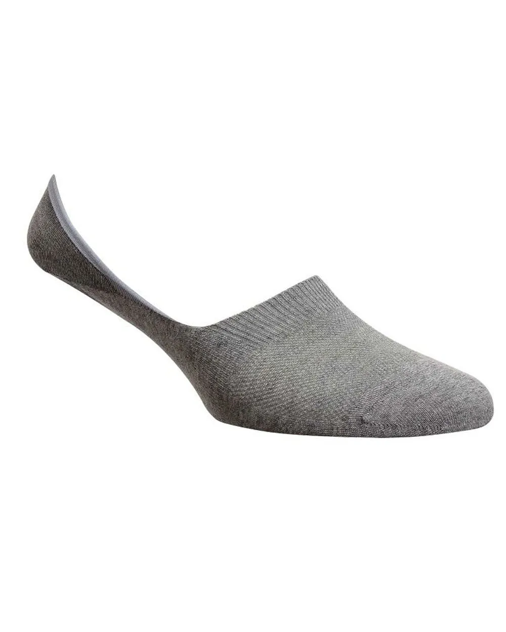 Seville Invisible Socks in Light Grey