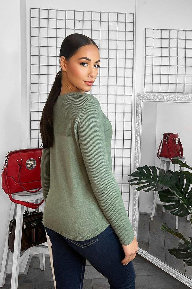 Soft Knit V-Neck Classic Pullover