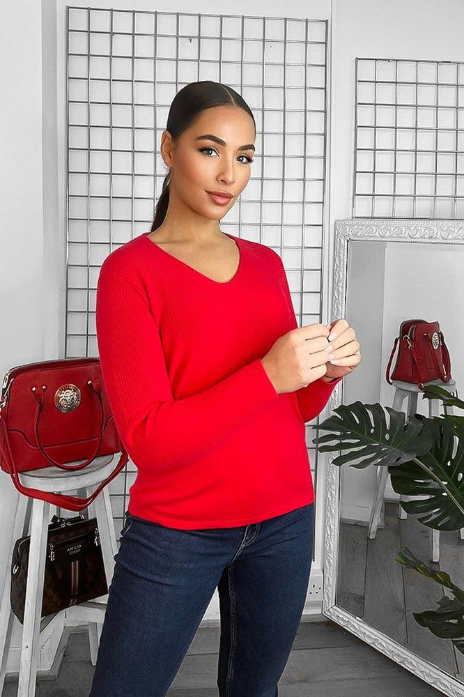 Soft Knit V-Neck Classic Pullover