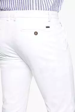 STRETCH CHINO   BUGAT 4819GD 26226-1 WHITE