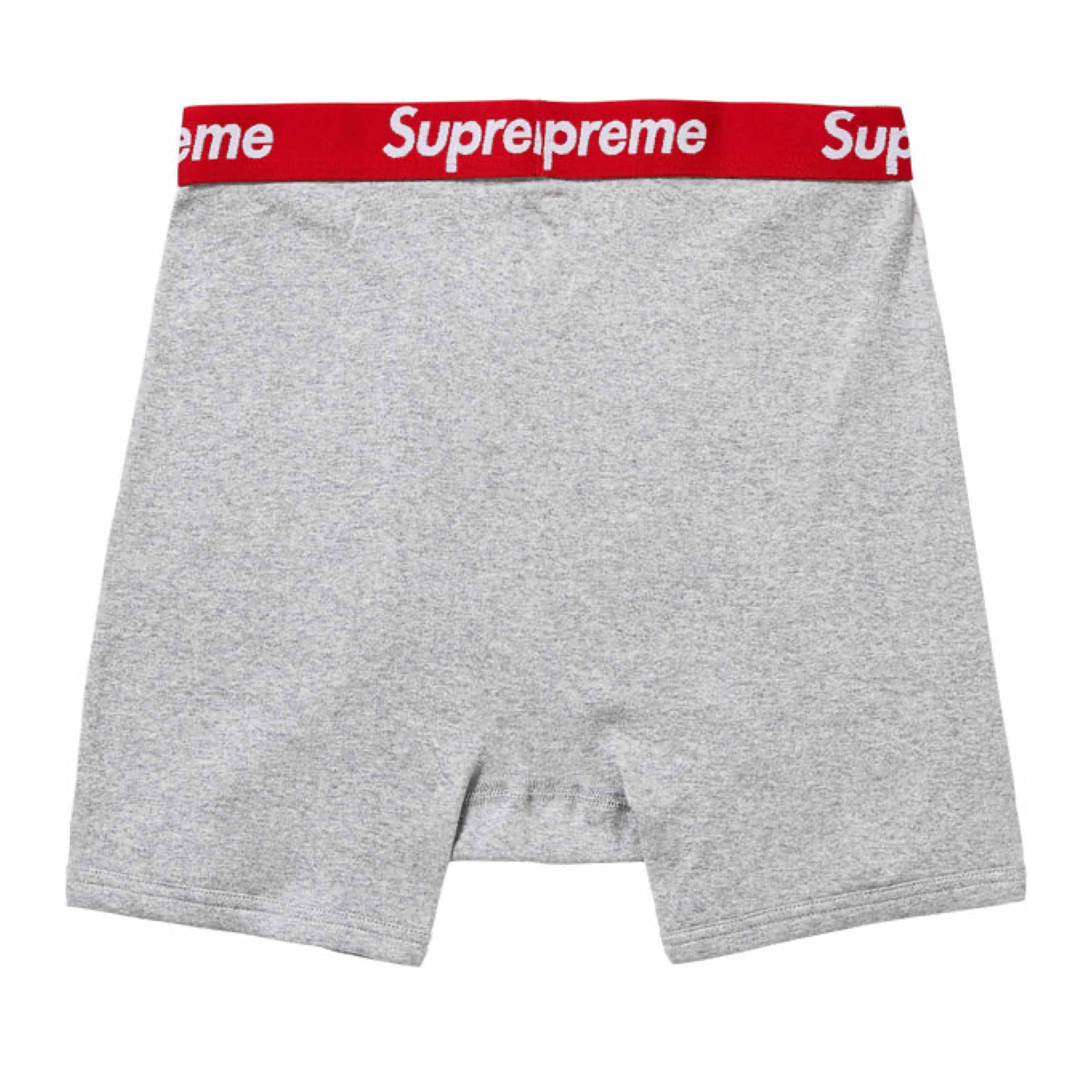 Supreme X Hanes Boxer Briefs Grey (Pack of 2)