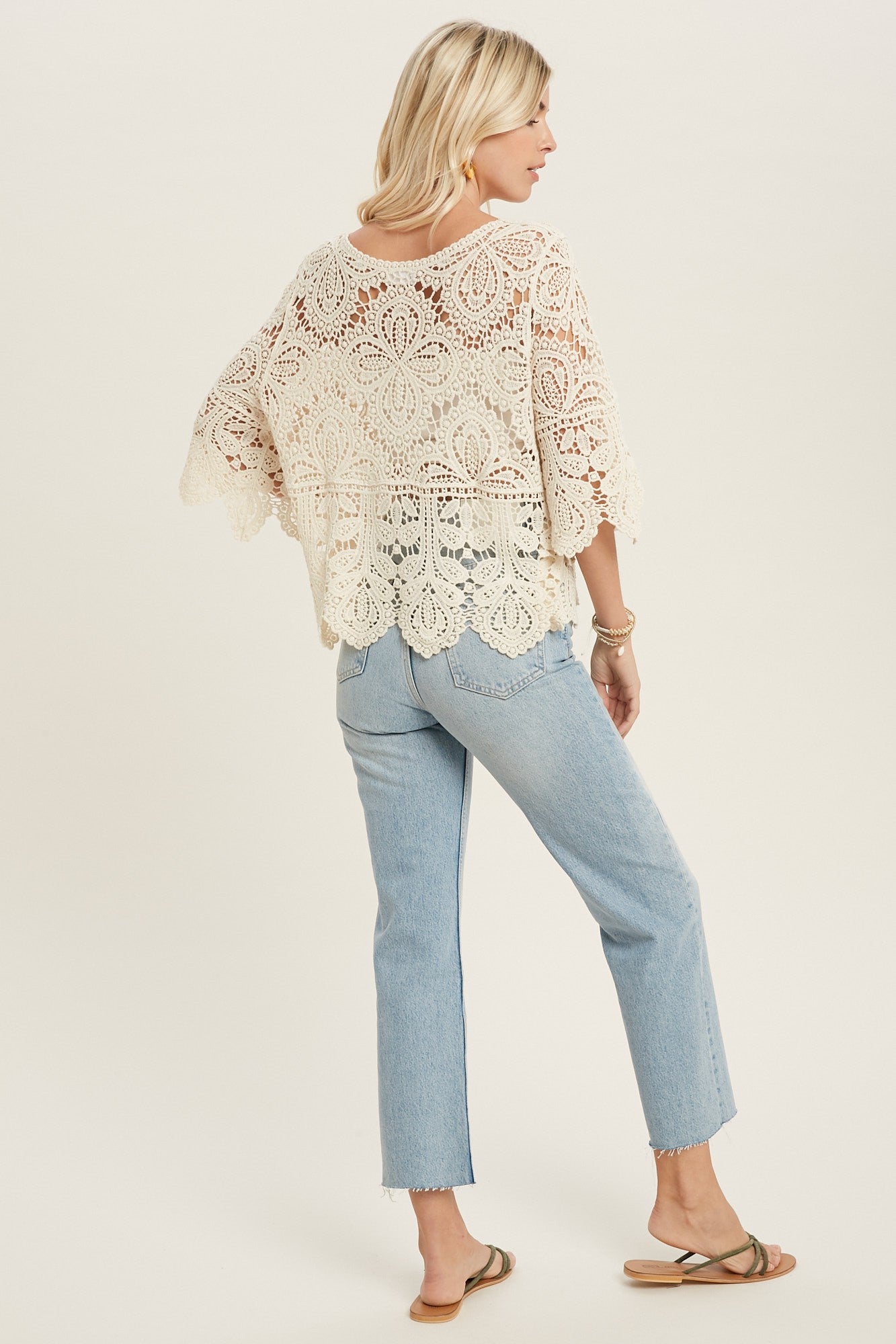 The Titan Crochet Detail Top