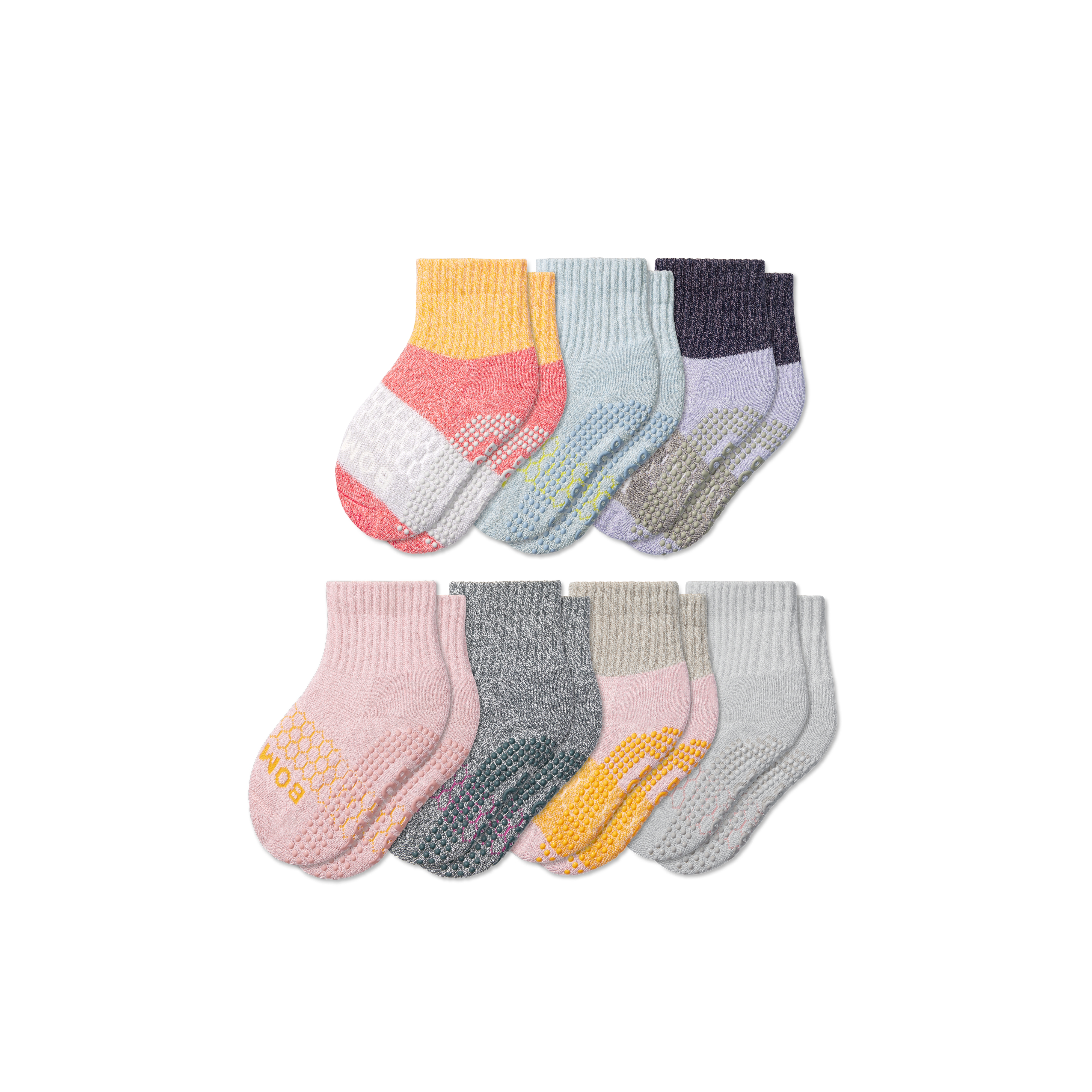 Toddler Week of Bombas Gripper Calf Sock 7-Pack