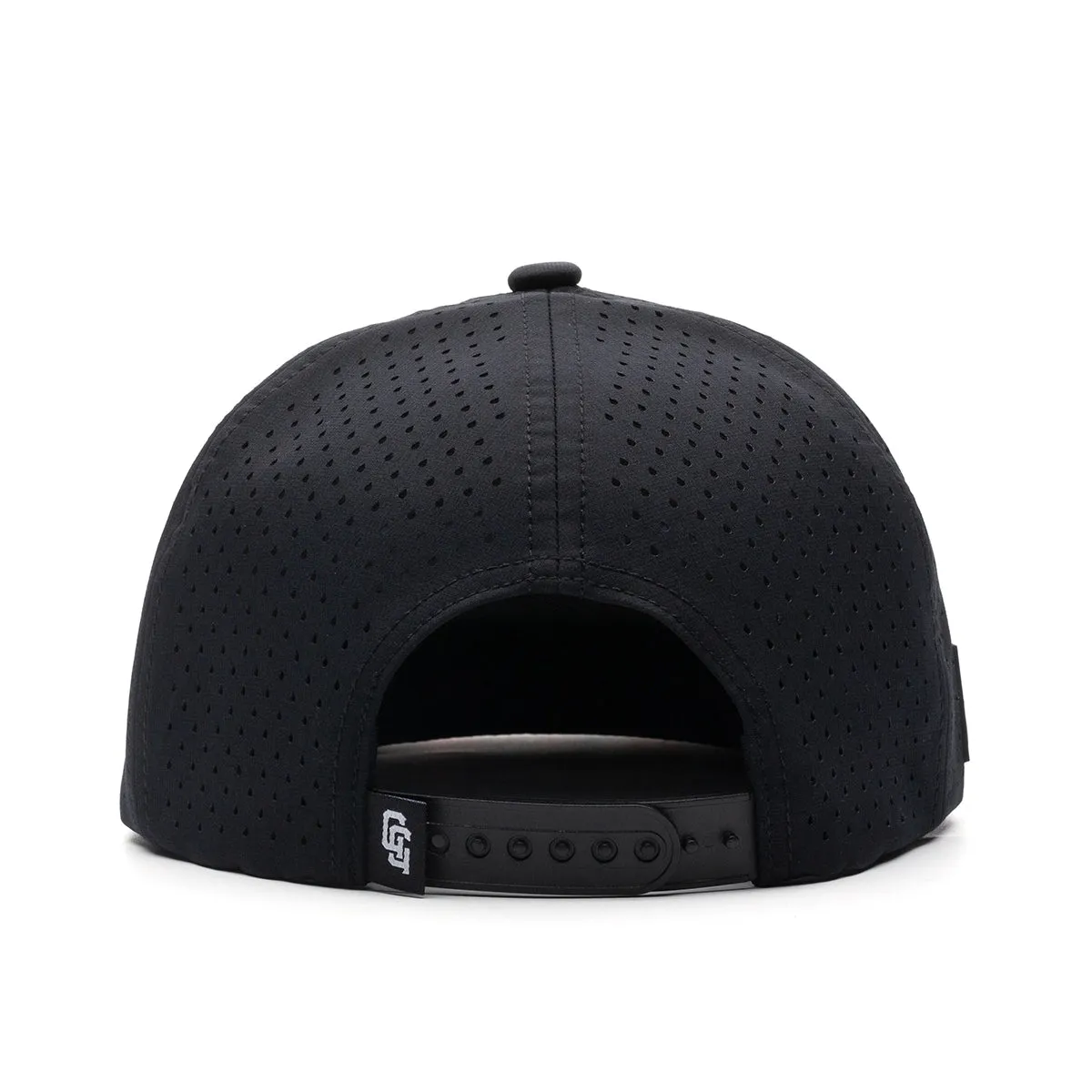 TOUR PRO PlayGolf Golf Hat in Black with Flat Brim