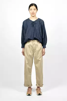 Two Tuck Chino Khaki