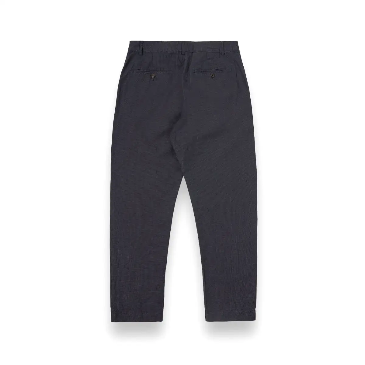 Universal Works Military Chino 30501 linen mix puppytooth navy